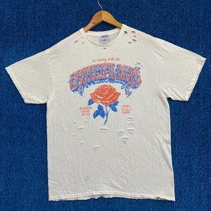 Grateful Dead 1970 Rose Rock Show Tee M